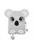 Pamiętnik z kłódką A5/96K włochacz Koala