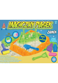 Magiczny piasek świecący Zestaw Pojazdy 15 części