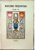 Rocznik Przemyski Tom IV 1923 1924 r.