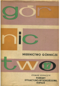 Górnictwo miernictwo górnicze