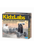 Zdalnie sterowany detektor metalu robot