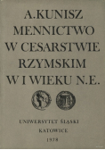 Mennictwo w Cesarstwie Rzymskim w I wieku