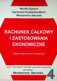 Rachunek całkowy i zastosowania ekonomiczne