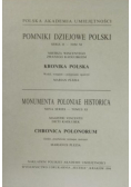 Pomniki Dziejowe Polski Seria II - Tom XI