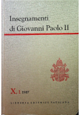 Insegnamenti di Giovanni Paolo II Tom X Część 1