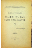 Materiały do dziejów Akademii Połockiej i Szkół od niej zależnych 1905 r.