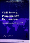 Civil Society, Pluralism and Universalism