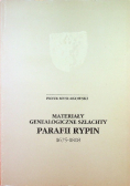 Materiały genealogiczne szlachty parafii Rypin 1675 1808