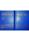 Podręczny słownik Włosko - Polski tom 1 i 2