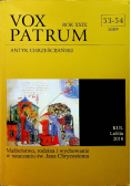 Vox patrum, antyk chrześcijański 53 - 54