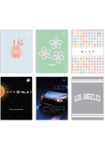Zeszyt A4 w kratkę 32 kartki 10 sztuk mix