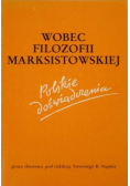 Wobec filozofii marksistowskiej
