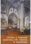 Studia z dziejów kościoła Św Krzyża w Krakowie