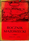 Rocznik Mazowiecki tom IV 1972
