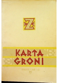 Karta groni nr I - II