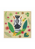 Serwetki Zebra 33x33cm 20szt