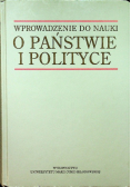 Wprowadzenie do nauki o państwie i polityce