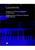 Variations on a Theme by Paganini for Two Pianos