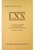 LXX a critical edition of the coptic bohairic pentateuch
