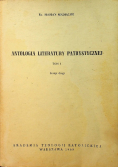 Antologia literatury patrystycznej Zeszyt I