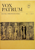 Vox Patrum Antyk chrześcijański nr 16