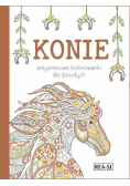 Kolorowanki dla dorosłych. Konie