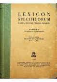 Lexicon Specificorum 1950 r.
