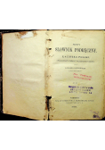 Nowy słownik podręczny łacińsko polski 1898 r.