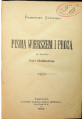 Pisma wierszem i prozą 1896 r.