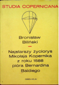 Najstarszy życiorys Mikołaja Kopernika z roku 1855 pióra Bernardina Baldiego