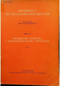 Psychologia kliniczna i psychopedagogika specjalna Tom 2