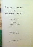 Insegnamenti di Giovanni Paolo II tom  XIII część I