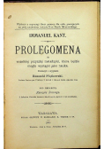 Kant Immanuel - Prolegomena