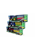 Traktor + naczepa 1:32 zielony TEAMA