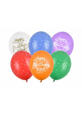 Balony Happy Birthday To You 30cm 6szt