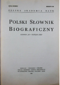 Polski Słownik Biograficzny Tom XXXIII nr 1 Zeszyt 136