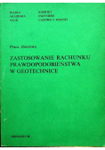 Zastosowanie rachunku prawdopodobieństwa w geotechnice