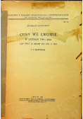 Ceny we Lwowie 1934 r.