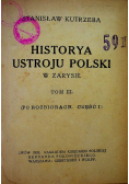 Historya ustroju Polski w zarysie Tom III 1920 r.