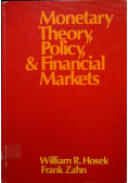 Monetary Theory Policy and Financial Markets