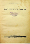 Bogom nocy równi 1939 r.