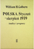 Polska Styczeń  sierpień 1939