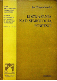 Rozważania nad semiologią powieści