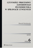 Czynności procesowe zawodowego pełnomocnika