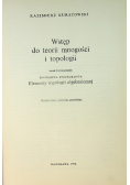 Wstęp do teorii mnogości i topologii tom 9