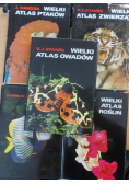 Wielki atlas  Ptaków Roślin Ryb Owadów Zwierząt