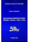 Mały słownik interdyscyplinarny