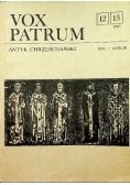 Vox Patrum Nr 12 i 13 Antyk Chrześcijański
