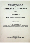 Chrześcijanin w Talmudzie Żydowskim Reprint z 1892 r.