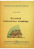Poradnik budownictwa wiejskiego 1946 r.